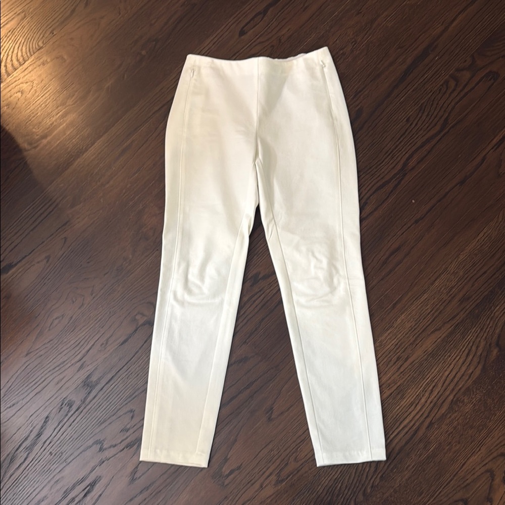 Lafayette 148 New York white slim fit pant sz S - Picture 3 of 9
